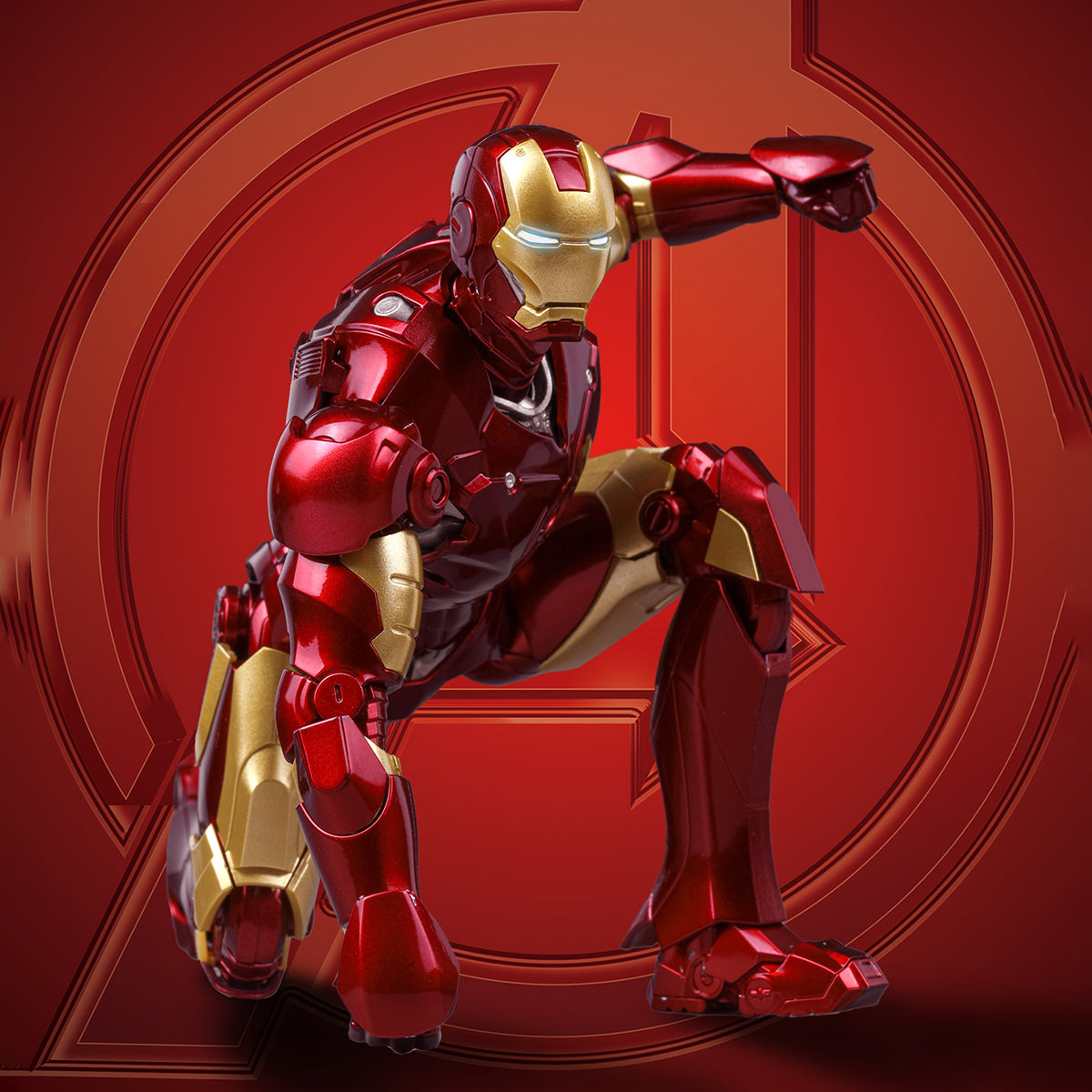 (Only Shipped to the US) Fondjoy Plastic Model Kits: Infinity Saga - Iron Man, Mecha Musume Style 1:12 Scale Miniature Collectible Action Figures MK3