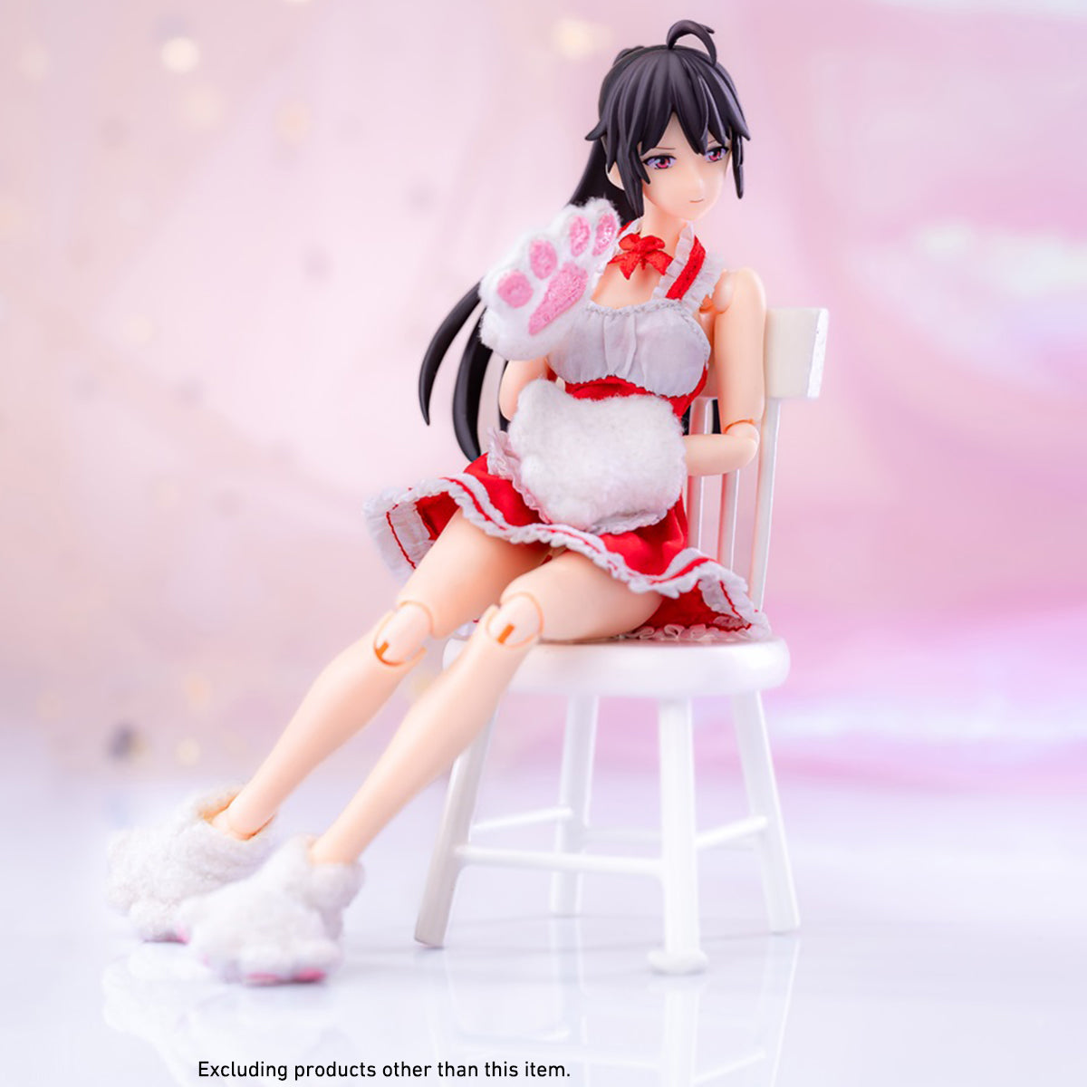 HASUKI 1/12 Maid Outfit Doll Clothes Costume Accessory for 6-inches Figure