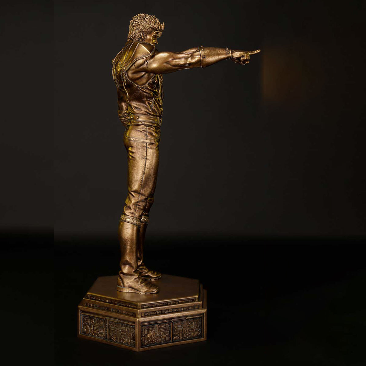 Prime 1 Studio Fist of the North Star Series, Kenshiro, Gold Version, Statue Figurine