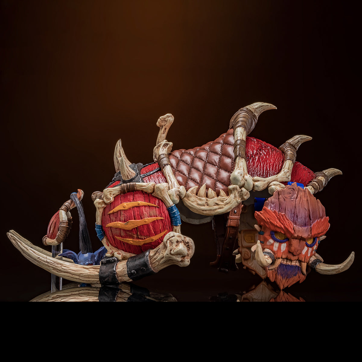 Figuras de acción de edición limitada de coleccionista de modelo de montura de oso gigante de Memory Toys