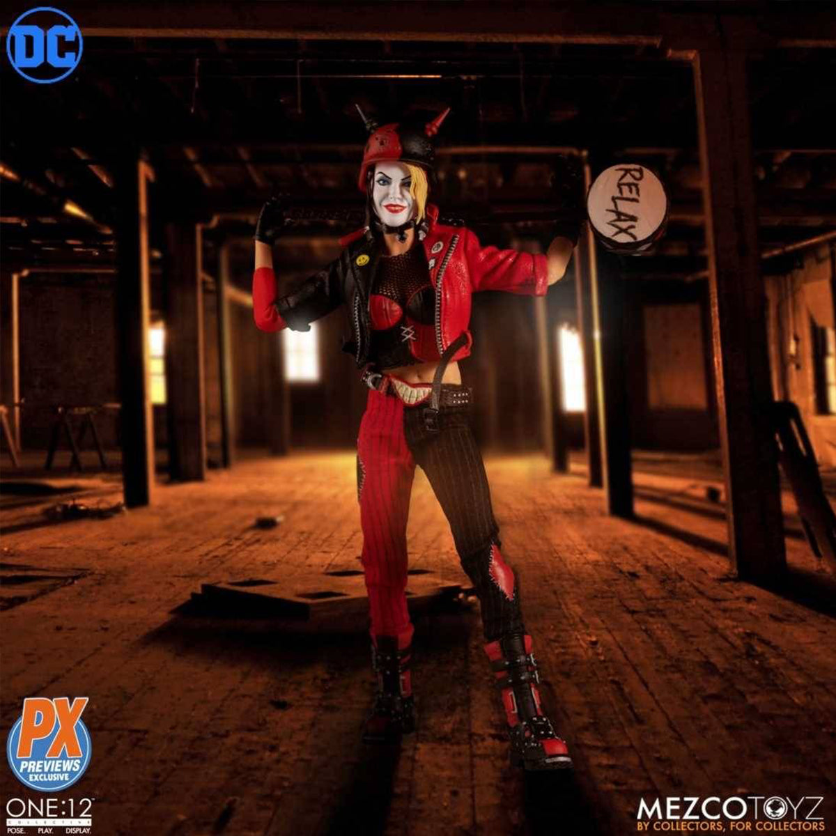 Mezco Toyz One:12 Collective Harley Quinn (Playing For Keeps) PX AF SEP198653 1/12 Scale Action Figure