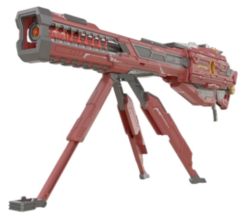 Kits de modelos de plástico QianQiuShang: Pistola electromagnética pesada RaiGun para figuras de acción coleccionables Sclae a escala 1/100