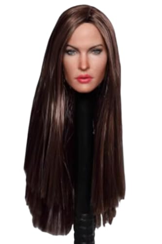 Escultura de cabeza femenina a escala 1:6, escultura de cabeza de niña europea para figuras de acción de 12 pulgadas GC029A