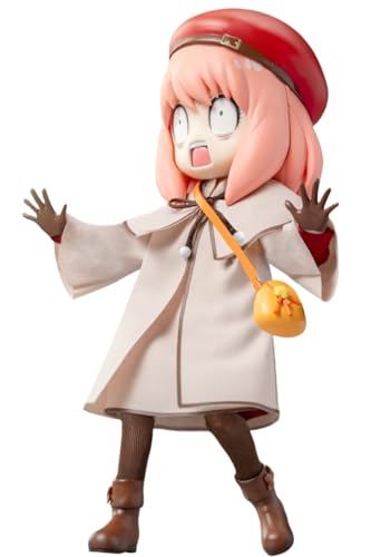 Figura coleccionable Threezero: Anya Forger (versión de invierno, estilo anime), miniatura a escala 1:6 (3Z07810M0)