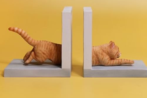 Figura de gato coleccionable JXK: El gato a través de la pared, pintada a mano por expertos, resina realista y segura, miniatura a escala 1:6.
