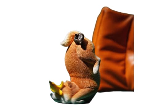 Figura de perro coleccionable JXK: Shiba Inu luchador, pintada a mano por expertos, resina realista y segura, miniatura a escala 1:6 JXK119A