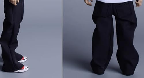 Ropa para muñeca a escala 1/12: pantalones casuales, accesorio coleccionable