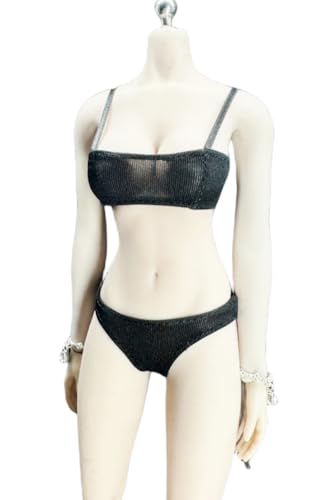 Ropa para muñecas a escala 1/6: Conjunto de ropa interior y bragas para figuras de acción coleccionables de 12 pulgadas