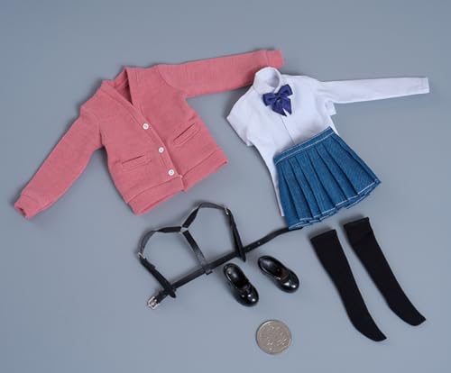 Ropa para muñecas a escala 1/6: Conjunto JK para figura de acción coleccionable de 12 pulgadas