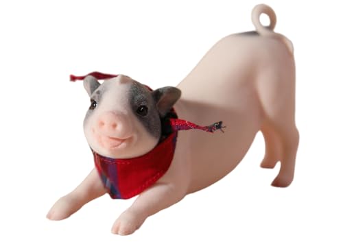 Figura de cerdo JXK: El cerdito, figura de animal en miniatura a escala 1:6
