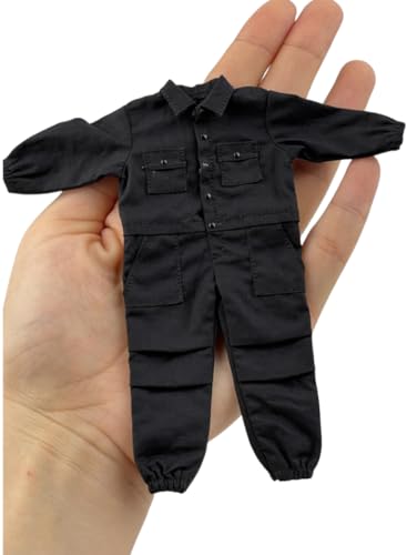 Figura a escala 1/12, ropa para muñeca: conjunto de carga de una pieza, accesorio coleccionable