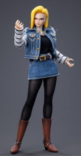 Figura coleccionable Cdtoys con accesorios: Cabeza esculpida, ropa y accesorios para figura femenina en miniatura a escala 1:12 (cd048B)