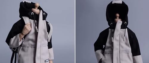 Ropa para muñecas a escala 1/12: Chaqueta de montañismo, accesorio coleccionable