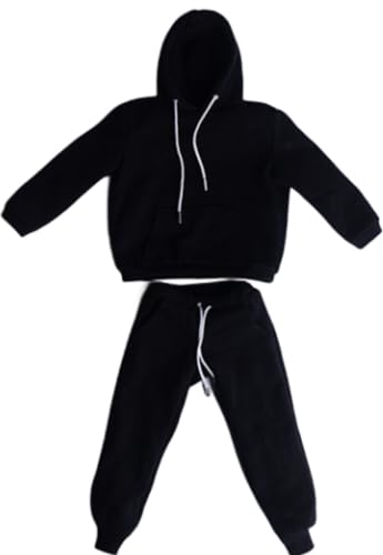 Ropa para muñecas a escala 1/12: Conjunto de sudadera con capucha y accesorio coleccionable