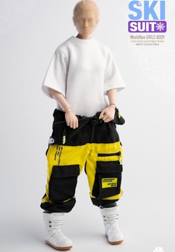 Accesorio de figura de acción a escala 1/6: modelo de botas de esquí, miniatura coleccionable