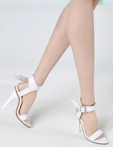 Accesorio de figura de acción a escala 1/6: Zapatos de tacón alto Modelo Miniatura Coleccionable