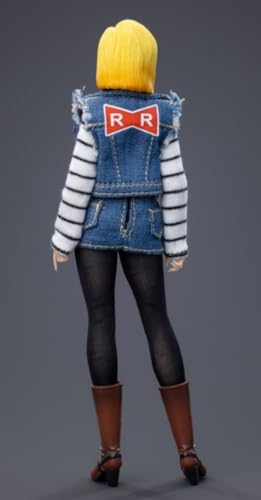 Figura coleccionable Cdtoys con accesorios: Cabeza esculpida, ropa y accesorios para figura femenina en miniatura a escala 1:12 (cd048B)