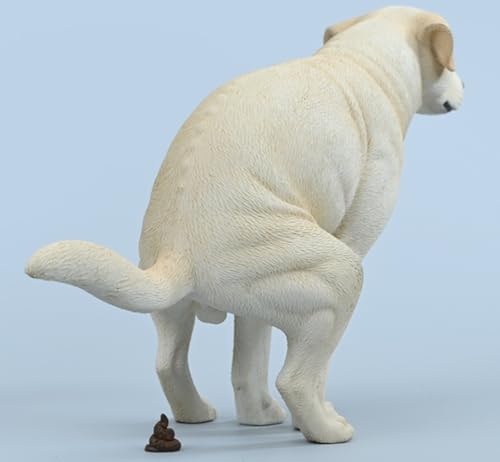 Figura de perro coleccionable JXK: Labrador, pintada a mano por expertos, realista, resina segura, miniatura a escala 1:6