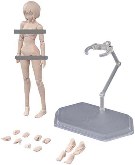 86TOYS Longshan Metal 1:12 Scale Female Half-Seamless Action Figure Body Tall and Plump Body Shape Small Bust and Fair Skin T86-ST01A