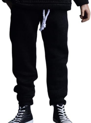 Figura a escala 1/12 Ropa para muñeca: Conjunto deportivo con sudadera y pantalones Accesorio coleccionable