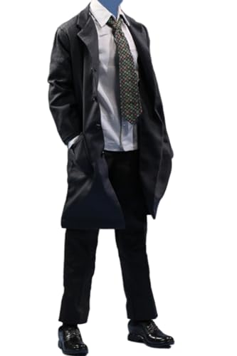 Ropa para muñeca a escala 1/6: Traje largo para figura de acción masculina coleccionable de 12 pulgadas JO23M-05A