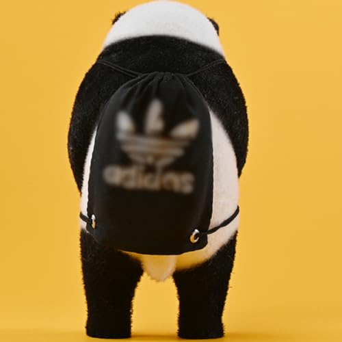 Figura de panda coleccionable JXK: Panda Flocking 2.0, pintada a mano por expertos, realista, de resina segura, miniatura a escala 1:12.