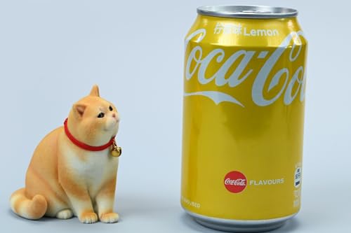 Figura de gato coleccionable JXK: British Shorthair, miniatura a escala 1:6