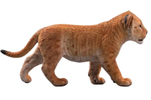 Figura de león coleccionable JXK: Simba y Nana, pintada a mano por expertos, realista, resina segura, miniatura a escala 1:6