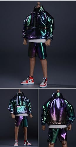 Figura a escala 1/12, ropa para muñeca: conjunto deportivo láser, accesorio coleccionable