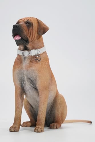 Figura de perro coleccionable JXK: Bulldog francés, pintada a mano por expertos, realista, resina segura, miniatura a escala 1:6.