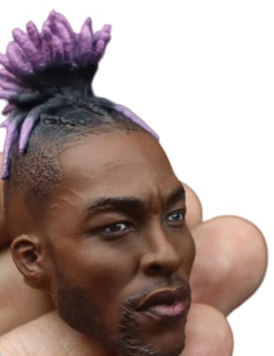Escultura de cabeza masculina a escala 1:6, estilo anime, para figuras de acción de 12 pulgadas (H001)