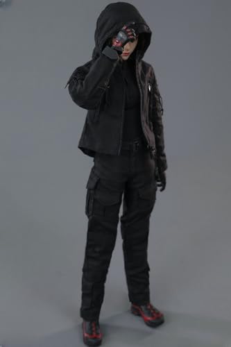 Ropa para muñeca a escala 1/6: Traje de combate femenino para figura de acción coleccionable de 12 pulgadas