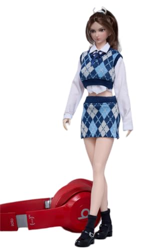 Ropa para muñecas a escala 1/6: Conjunto de falda para muñecas de 12 pulgadas