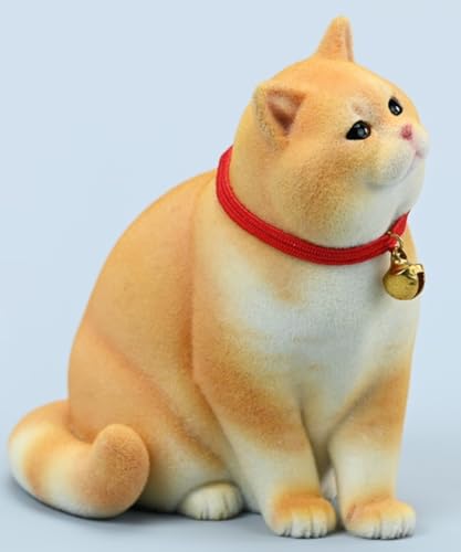 Figura de gato coleccionable JXK: British Shorthair, miniatura a escala 1:6