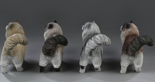 Figura de gato coleccionable JXK: Ragdoll 2.0, pintada a mano por expertos, realista, de resina segura, miniatura a escala 1:6.