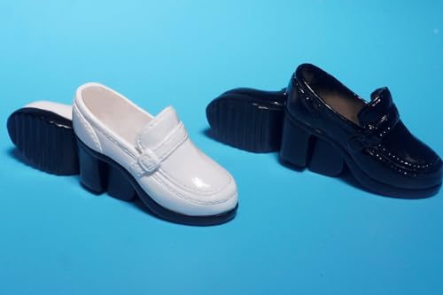 Accesorio de figura a escala 1/6: Modelo de zapatos de estudiante JK Miniatura coleccionable