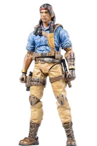 HIYA Full Set: G.I.Joe Exquisite Mini Series Spirit Iron-Knife, 1:18 Scale Miniature Action Figurine