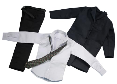 Ropa para muñeca a escala 1/6: Traje largo para figura de acción masculina coleccionable de 12 pulgadas JO23M-05A