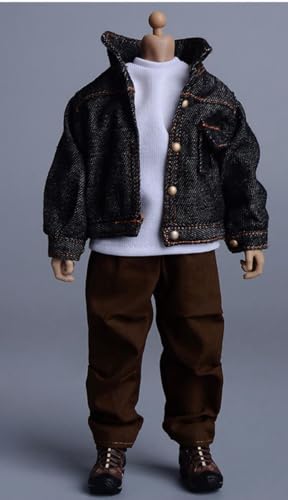 Figura de ATStory a escala 1/12, ropa de muñeca, ropa de trabajo informal, pantalones Harlan y cinturón para figura de acción coleccionable de 6 pulgadas