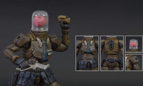 Figura coleccionable de Toys Alliance: Acid Rain World Annex 2179: Cortex Commander - Transcranial Tyrant Figura de acción en miniatura 1:18