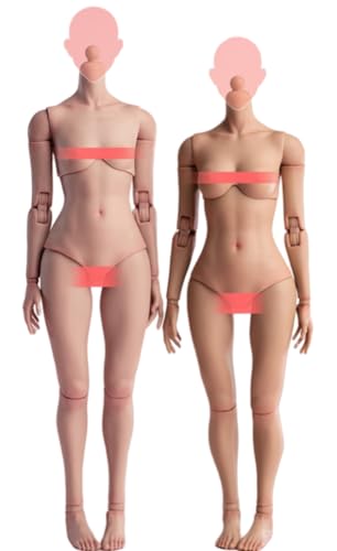 Worldbox 1:6 Scale Female Action Figure Body -Tall and Plump Body Shape, White Skin AT203P