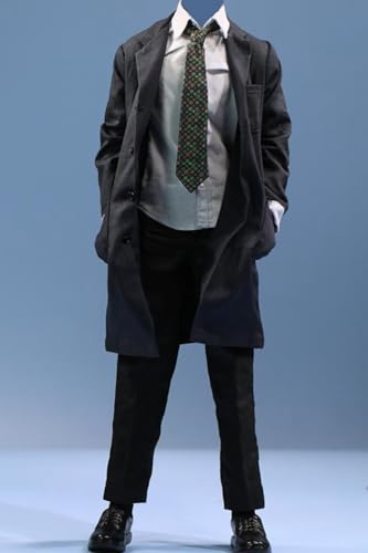Ropa para muñeca a escala 1/6: Traje largo para figura de acción masculina coleccionable de 12 pulgadas JO23M-05A