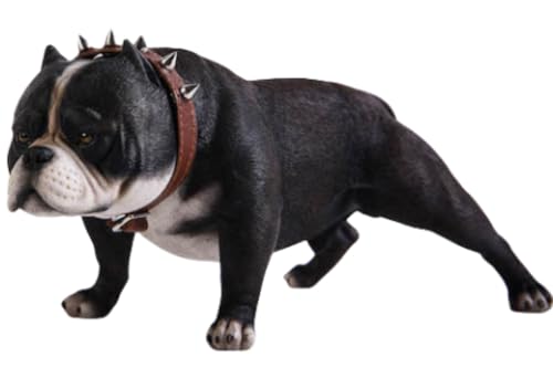 Figura de perro coleccionable JXK: Bully Dog, pintada a mano por expertos, realista, de resina segura, miniatura a escala 1:6.