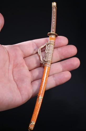 Accesorio para figura de acción a escala 1/6: Modelo de espada samurái de aleación fundida a presión