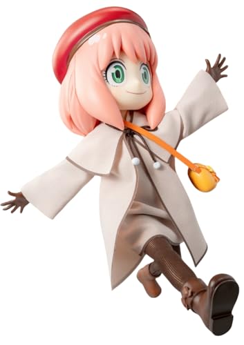 Figura coleccionable Threezero: Anya Forger (versión de invierno, estilo anime), miniatura a escala 1:6 (3Z07810M0)