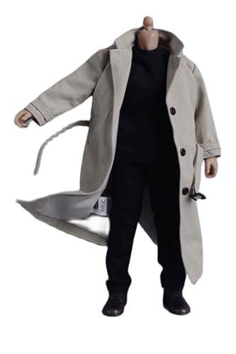 Figura a escala 1/12 Ropa para muñeca: Gabardina larga coleccionable