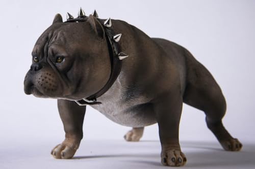 Figura de perro coleccionable JXK: Bully Dog, pintada a mano por expertos, realista, de resina segura, miniatura a escala 1:6.