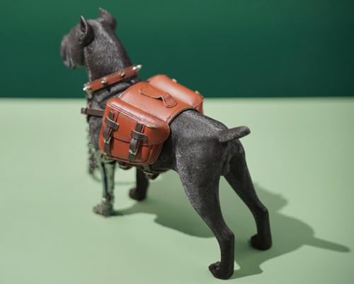JXK Collectible Dog Figure: Cane Corso, Expertly Hand-Painted, Lifelike, Safe Resin, 1:6 Scale Miniature Animal Figurine