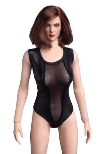 Escultura de cabeza femenina a escala 1:6, escultura de cabeza de niña europea para figuras de acción de 30 cm GC006B