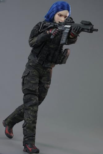 Ropa para muñeca a escala 1/6: Traje de combate femenino para figura de acción coleccionable de 12 pulgadas